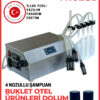 Dört Nozullu Elektirikli Buklet Sıvı Dolum Makinası