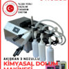Üç Nozullu Oto Bakım Kimyasalları Dolum Makinesi