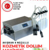Dört Nozullu Elektirikli Kozmetik Dolum Makinesi